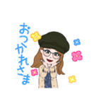 アパレルのお姉さん（個別スタンプ：4）