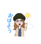アパレルのお姉さん（個別スタンプ：5）