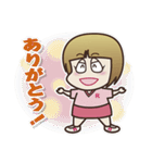 バドミントン・サークルスタンプ(Women)（個別スタンプ：18）