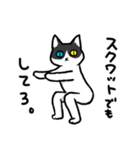 筋トレでもしてろ猫。（個別スタンプ：5）