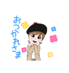 カジュアル女子（個別スタンプ：4）