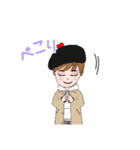 カジュアル女子（個別スタンプ：11）