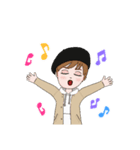 カジュアル女子（個別スタンプ：13）