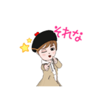 カジュアル女子（個別スタンプ：15）