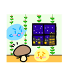 しいたけとフレンズの冬のスタンプ（個別スタンプ：22）