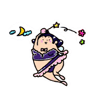 ファッション力士 水（個別スタンプ：29）