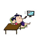 ファッション力士 水（個別スタンプ：33）