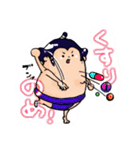 ファッション力士 水（個別スタンプ：36）
