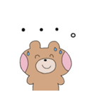 ほっぺくまちゃんのゆるライフ（個別スタンプ：36）
