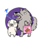 シシシうさぎ MIX 3（個別スタンプ：8）
