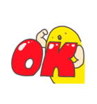 マッチョだピヨ（個別スタンプ：24）