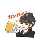 カフェバーmasa2sets LINEスタンプ vol.01（個別スタンプ：6）