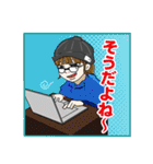 カフェバーmasa2sets LINEスタンプ vol.01（個別スタンプ：7）