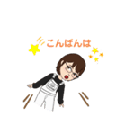 メガネ娘（個別スタンプ：3）
