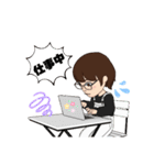 メガネ娘（個別スタンプ：30）