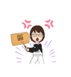 メガネ娘（個別スタンプ：39）
