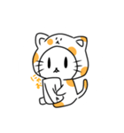 かわいい模様の猫スタンプ（個別スタンプ：1）
