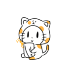 かわいい模様の猫スタンプ（個別スタンプ：3）