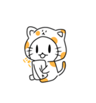 かわいい模様の猫スタンプ（個別スタンプ：6）