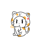 かわいい模様の猫スタンプ（個別スタンプ：8）