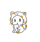 かわいい模様の猫スタンプ（個別スタンプ：9）