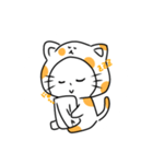 かわいい模様の猫スタンプ（個別スタンプ：10）