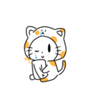 かわいい模様の猫スタンプ（個別スタンプ：14）