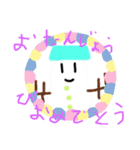 雪だるまのスタンプだよ(季節のイベントの)（個別スタンプ：6）