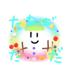雪だるまのスタンプだよ(季節のイベントの)（個別スタンプ：8）