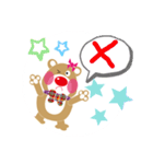 クマあいさつ（個別スタンプ：19）