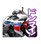 400ccスポーツバイク1(車バイクシリーズ)（個別スタンプ：24）