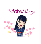 和服が大好き♡日常的に使えるスタンプです（個別スタンプ：2）
