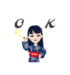 和服が大好き♡日常的に使えるスタンプです（個別スタンプ：10）