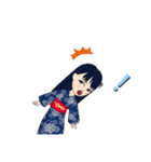 和服が大好き♡日常的に使えるスタンプです（個別スタンプ：17）