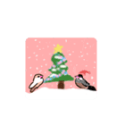 文鳥☆クリスマス☆·◈·☆（個別スタンプ：1）