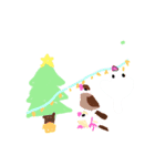 文鳥☆クリスマス☆·◈·☆（個別スタンプ：4）