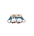 ふにうさちゃんの冬休み（個別スタンプ：1）
