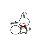 ふにうさちゃんの冬休み（個別スタンプ：4）