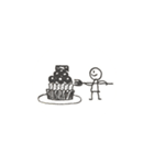 豆人間のおやつ（個別スタンプ：1）