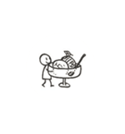 豆人間のおやつ（個別スタンプ：3）