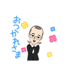 メガネくん爆笑（個別スタンプ：5）