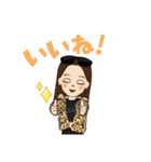 智ちゃんな感じ。（個別スタンプ：8）