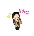 智ちゃんな感じ。（個別スタンプ：15）