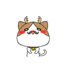 ねこじぃやんのクリスマス（個別スタンプ：3）