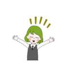 緑色のあいつ（個別スタンプ：6）