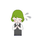 緑色のあいつ（個別スタンプ：22）