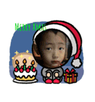 翼スタンプ⑪Xmas、お正月（個別スタンプ：1）