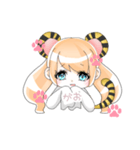 お正月スタンプ とら（個別スタンプ：7）