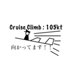パイロットの日常-その1（個別スタンプ：10）