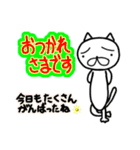 こまりねこ。(2)（個別スタンプ：5）